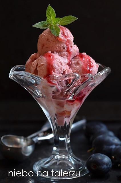 Domowe lody śliwkowe bez maszynki