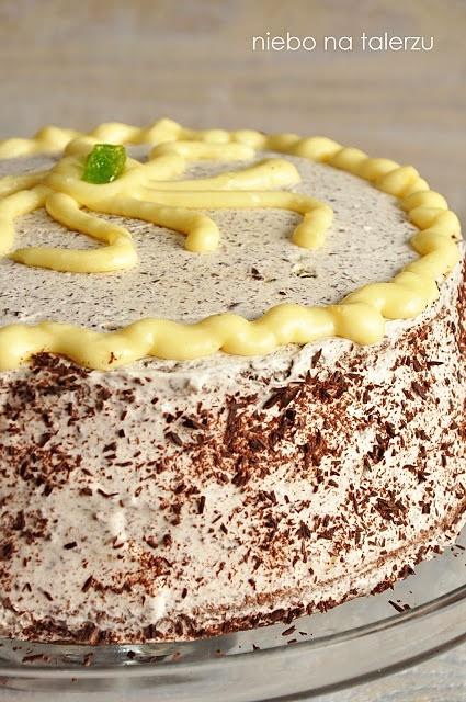 Tort czekoladowy z nutą cytrynową
