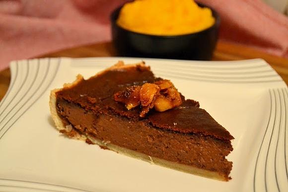 Tarta dyniowo-czekoladowa z imbirem
