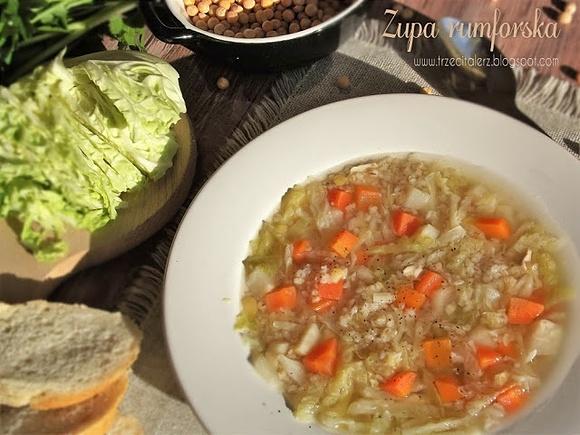 Zupa rumforska z kaszą i warzywami kuchnia podkarpacka
