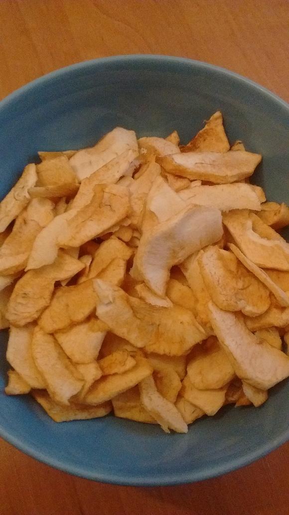 Chrupiące chipsy jabłkowe