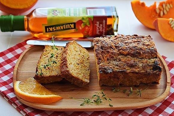 Jesienna pieczeń z dynią i porem