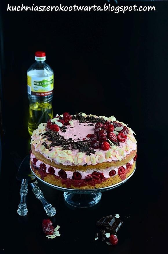 Tort malinowo-truskawkowa fantazja