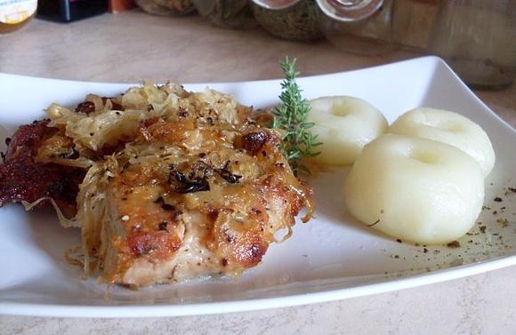 Schab w kapuście