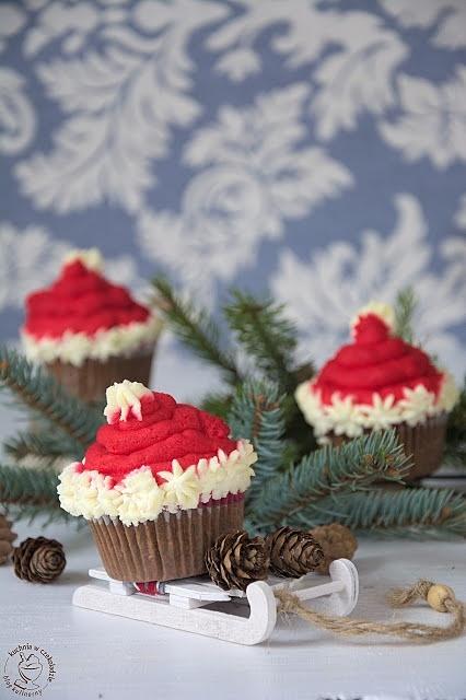 Mikołajkowe muffinki