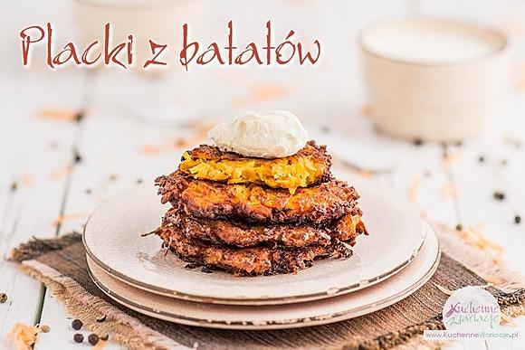 Placki z batatów z serem