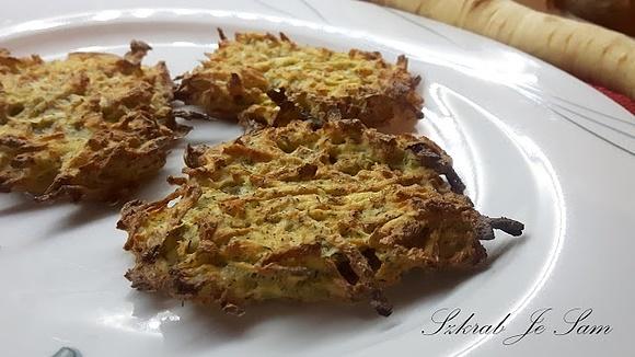 Placki z pasternaku pieczone bezglutenowe