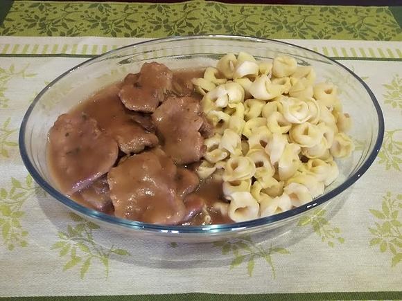 Polędwiczki w sosie grzybowym