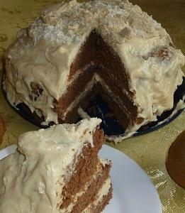 Tort z masą chałwową