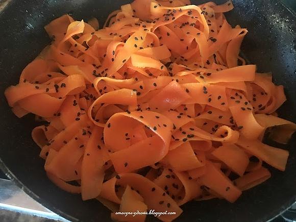 Pappardelle z marchewki
