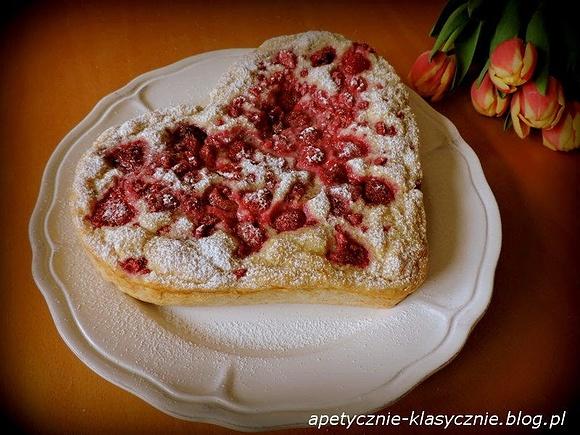 Ciasto jogurtowe z malinami