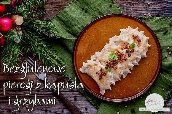 Bezglutenowe pierogi z kapustą i grzybami
