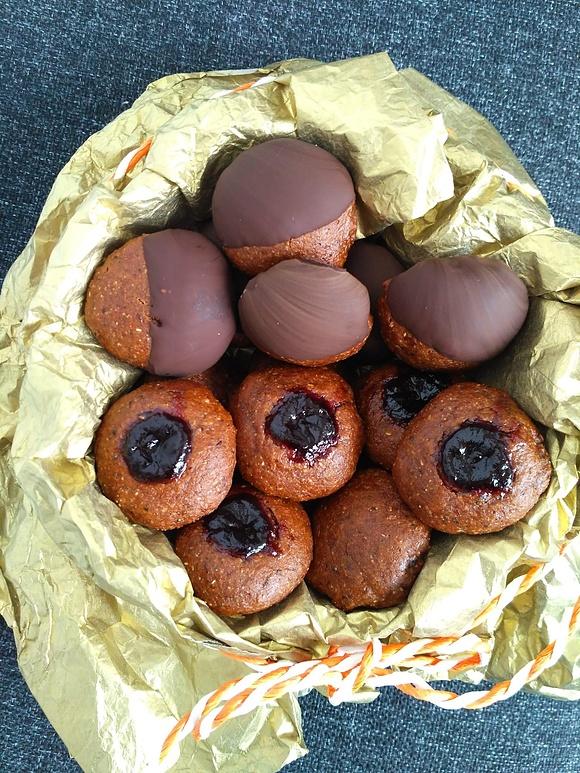Pierniczki śliwkowe zaparzane bez glutenu, cukru i wegańskie