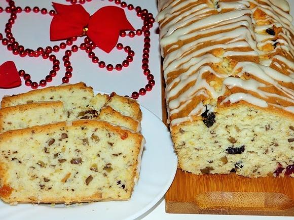 Keks na białkach z bakaliami i pomarańczą, szybki przepis