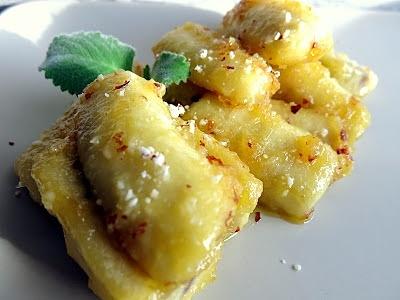 Smażone banany z curry i chili