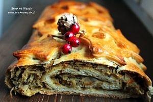 Wigilijny kulebiak z kapustą i piekarnika