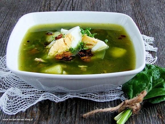 Zupa szpinakowa