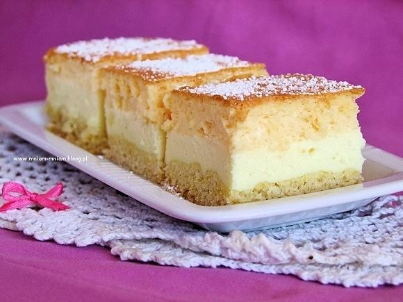 Sernik a’la pudding drezdeński