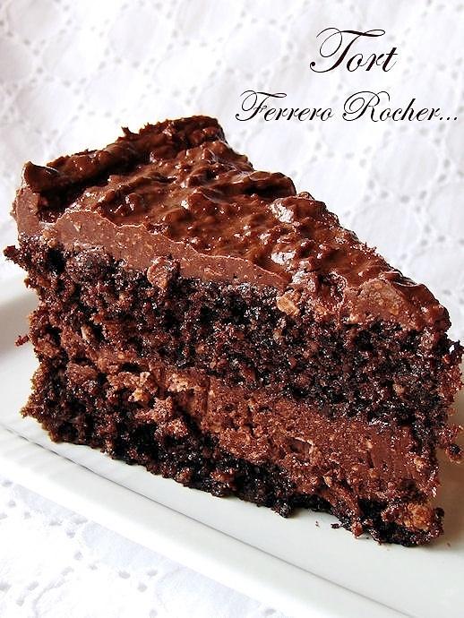 Torcik ferrero rocher