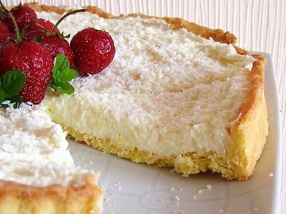 Tarta z kremem kokosowym