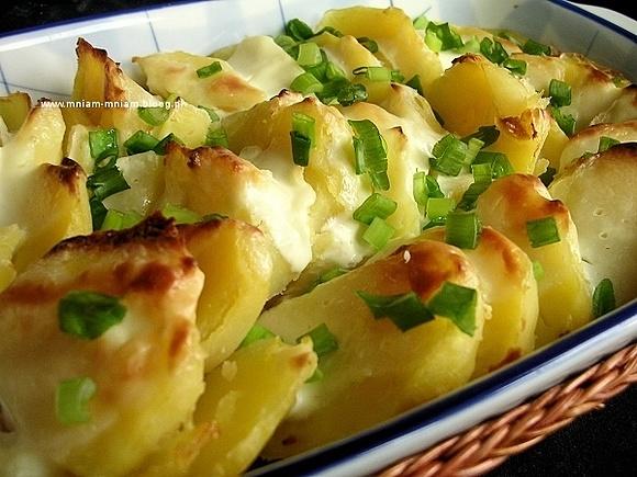 Ziemniaki zapiekane w śmietanie