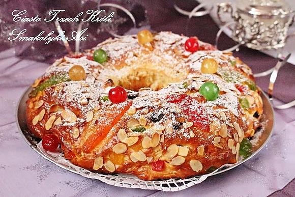 Ciasto trzech króli na święto epifanii, rojska de reyes