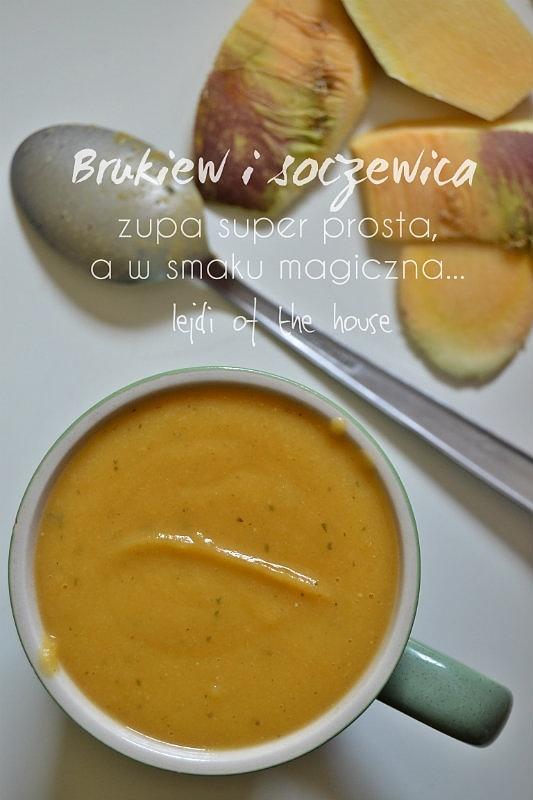 Zupa z brukwi i soczewicy