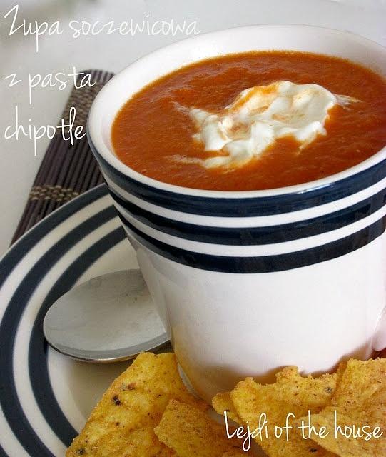 Zupa soczewicowa z pastą chipotle