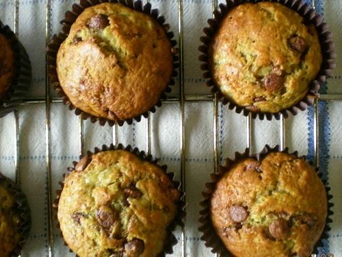 Muffiny bananowe czekoladowe Nigella Lawson