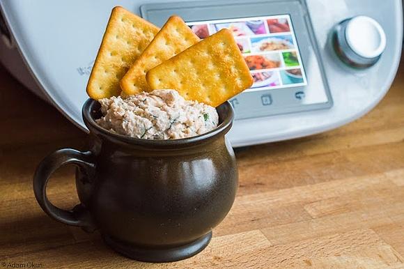 Pasta do chleba z łososiem na Thermomix