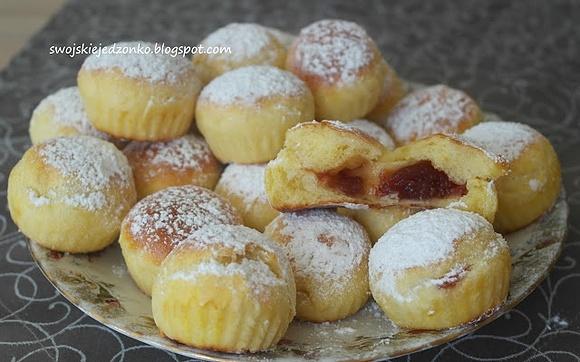 Pączki pieczone a'la babeczki