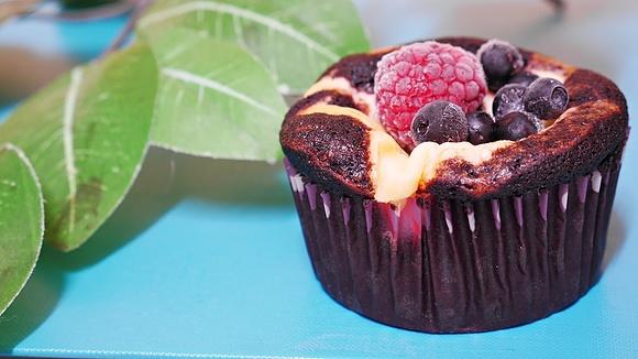 Kakaowo twarogowe muffiny