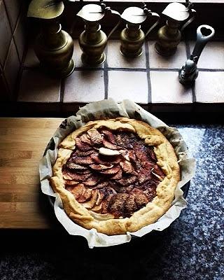Rustykalna tarta z jabłkami