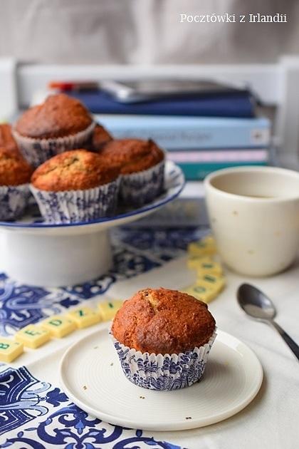 Grahamowe muffiny bananowe