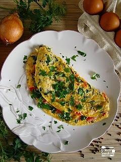 Omlet ze szpinakiem