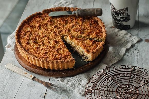 Tarta kokosowa z kremem czekoladowym bezglutenowa