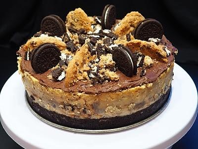 Ciasteczkowe sernikobrownie z Oreo