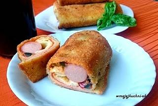 Krokiety z parówką