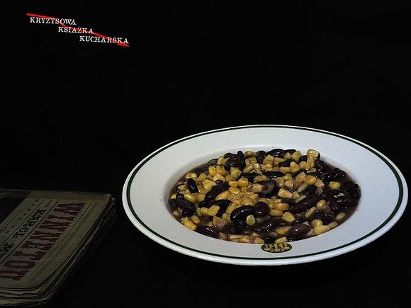 Succotash z czerwonej fasoli