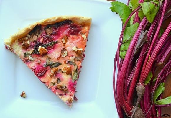 Tarta z botwinką i serem feta