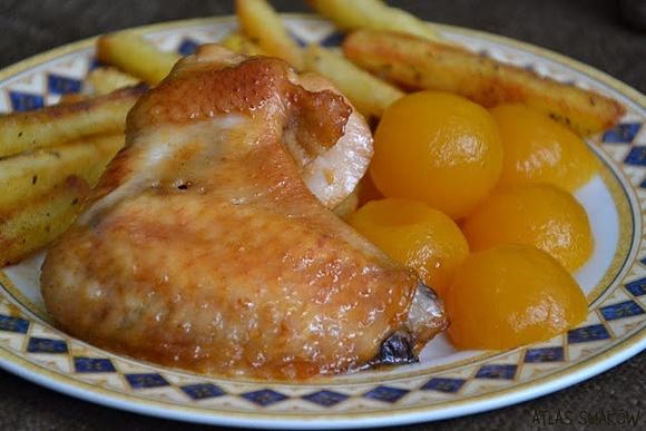 Skrzydełka z kurczaka w miodzie