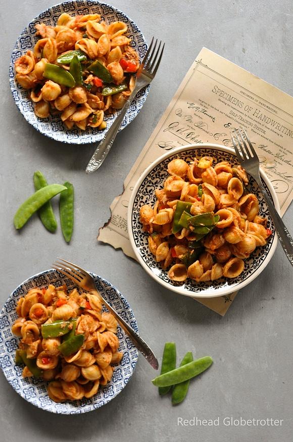 Orechiette z tuńczykiem i warzywami