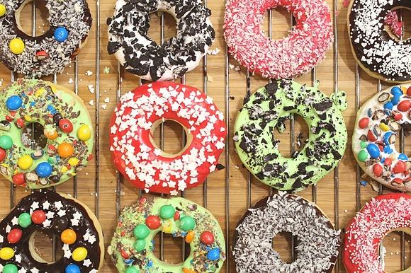 Pieczone donuty