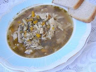 Pyszna zupa ala flaki z mięsa rosołowego