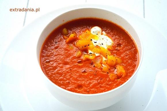Zupa krem z pieczonej papryki