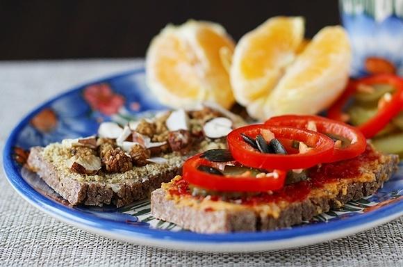 Roślinne kanapki na zimę - kompozycje na zimowe dni
