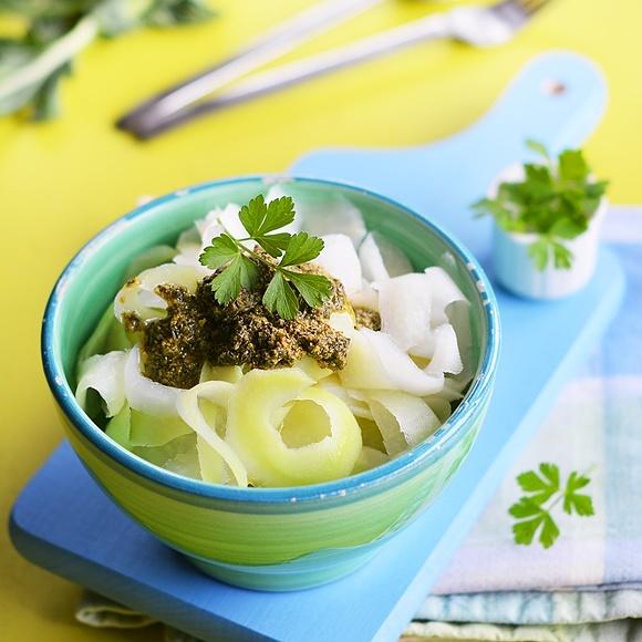 Tagliatelle z kalarepy