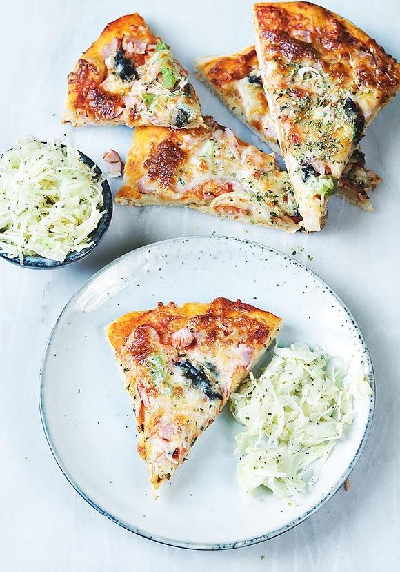 Pizza na kamieniu na Walentynki
