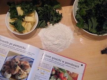 Gnocchi z jarmużem