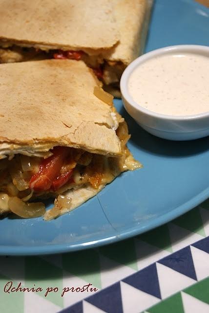 Pieczona fajita z kurczakiem